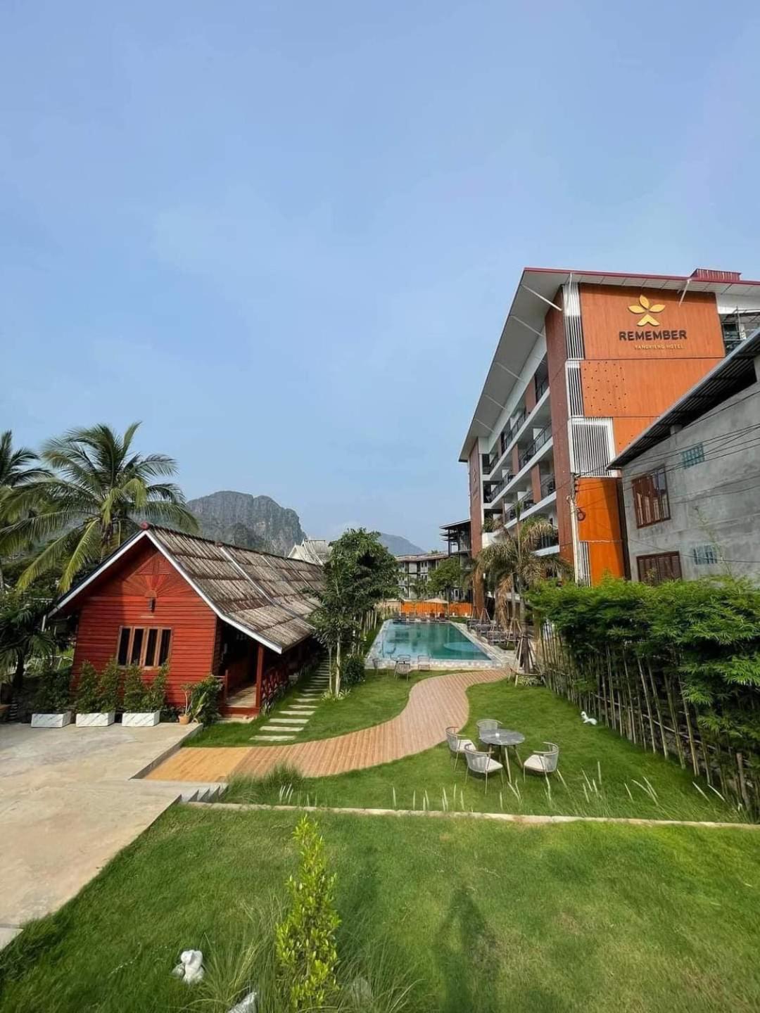 Vang Vieng Bungalows Eksteriør bilde