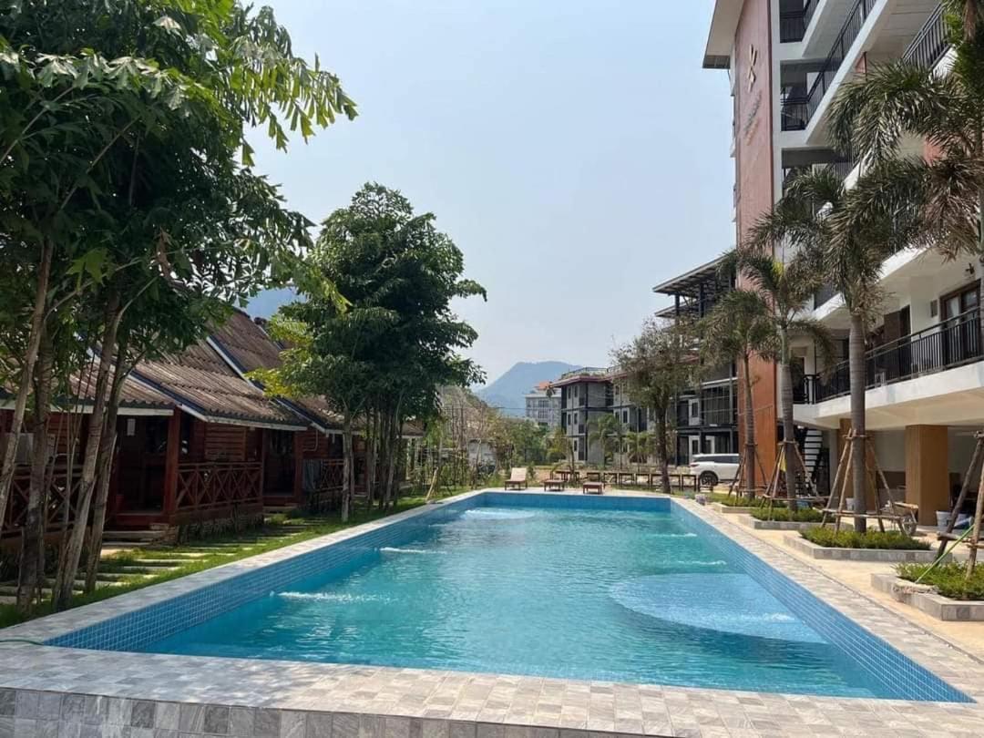 Vang Vieng Bungalows Eksteriør bilde